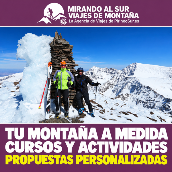 Tailored mountain courses and guided activities
