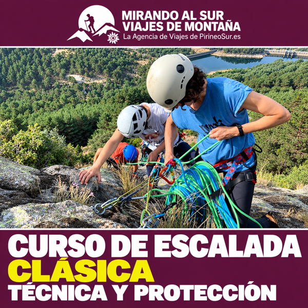 Trad climbing and gear-placement course in Spain